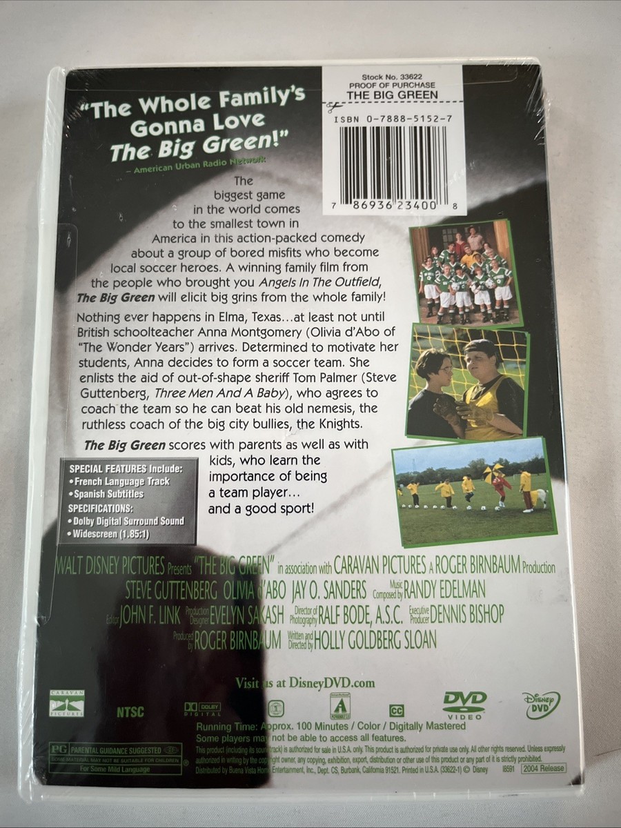 The Big Green (DVD, 1995) Disney, NEW Sealed! 786936234008| eBay