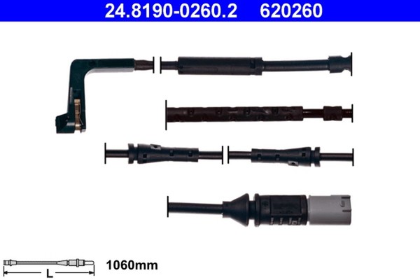 Warnkontakt Bremsbelagverschleiß ATE 24.8190-0260.2 FüR BMW F04 F01 F07 F02 F03-image