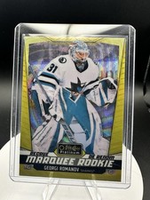 2024-25 O-Pee-Chee Platinum Neon Yellow Surge #250 Georgi Romanov