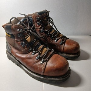 Caterpillar CAT Brown Leather Active Alaska Work Boots Men\'s 12 D Caterpillar alaska boots mens - Gem main image 4