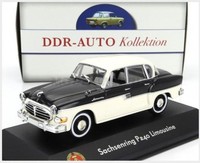 Edicola ABDDR008-7230008 Sachsenring P240 Limousine 1960 1/43 Schwarz Weiß