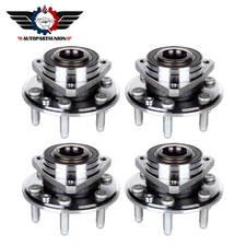 4Pc Front Rear Wheel Bearing Hub Kit For Cadillac SRX 2010 -2016 Saab 9-4X 2011