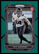 2022 Panini Prizm Prizms Green Troy Andersen Atlanta Falcons #394
