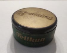 Ancienne boite scéllée PELIKAN ruban soie naturelle encre noire machine à écrire