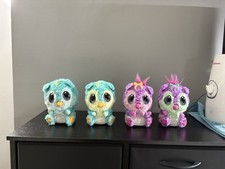 Bundle of 4 Hatchimals HatchiBabies Amazon Exclusive Chipadees - Tested  Works