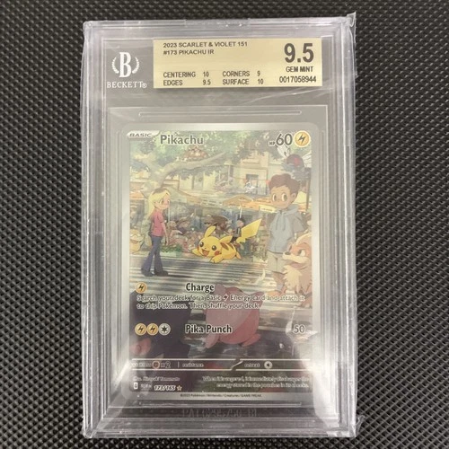 Pikachu IR 173/165 Scarlet & Violet 151 BGS 9.5 PSA 10