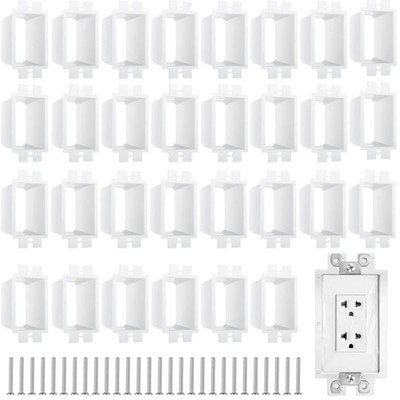 30 Pcs Electrical Box Extenders BE1-2 Electrical Outlet Box Extenders with 60...