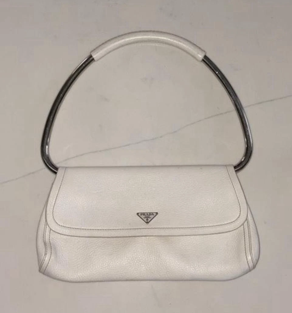 PRADA Shoulder Bag White Bags & Handbags for Women for sale | eBay