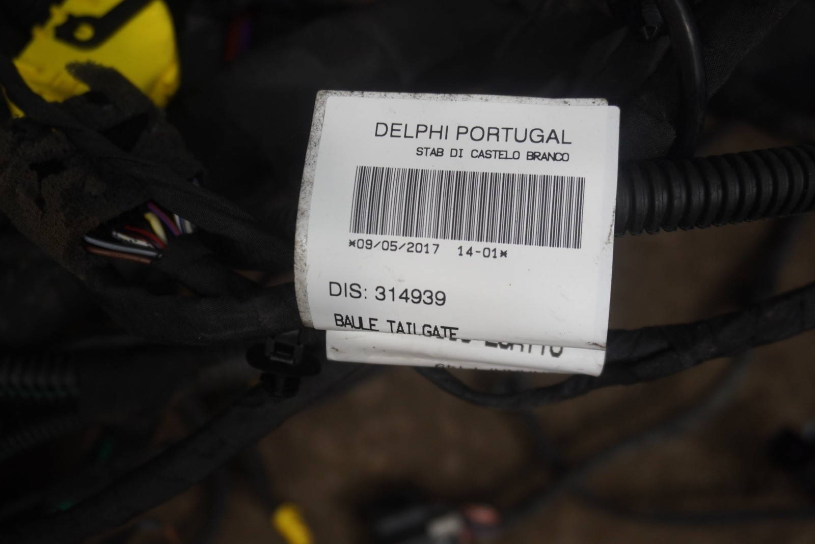 Ferrari California Front Wiring cable P/N 320149