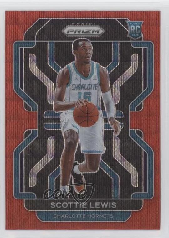 2021-22 Panini Prizm Ruby Wave Prizm Scottie Lewis #287 Rookie RC