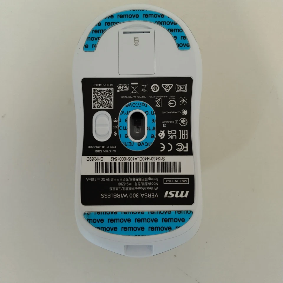 MSI VERSA 300 Right-hand Optical Wireless + Bluetooth + USB Type-C 8000 DPI 1 - Image 4 of 4