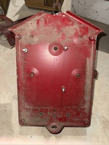 Gamewell Fire Box Rear Mounting Plate W/ Bracket Partially Broken plz see Pics