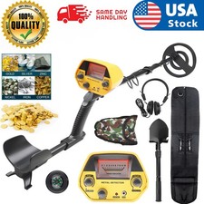 Deep Ground Metal Detector For Adults Underwater Beach Yard Waterproof Seeker US