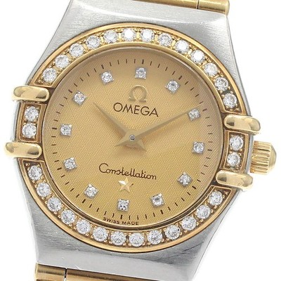 OMEGA Constellation 1267.15 Diamond bezel 12P diamond Quartz Ladies Watch_948250