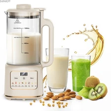 56oz Nut Milk Maker Blender10in 1 for Almond Oat Soy Milk Juice Paste Keep Warm