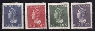 Nederland 346 349 Konijnenburg 1946 ongebruikt met de volle originele gom