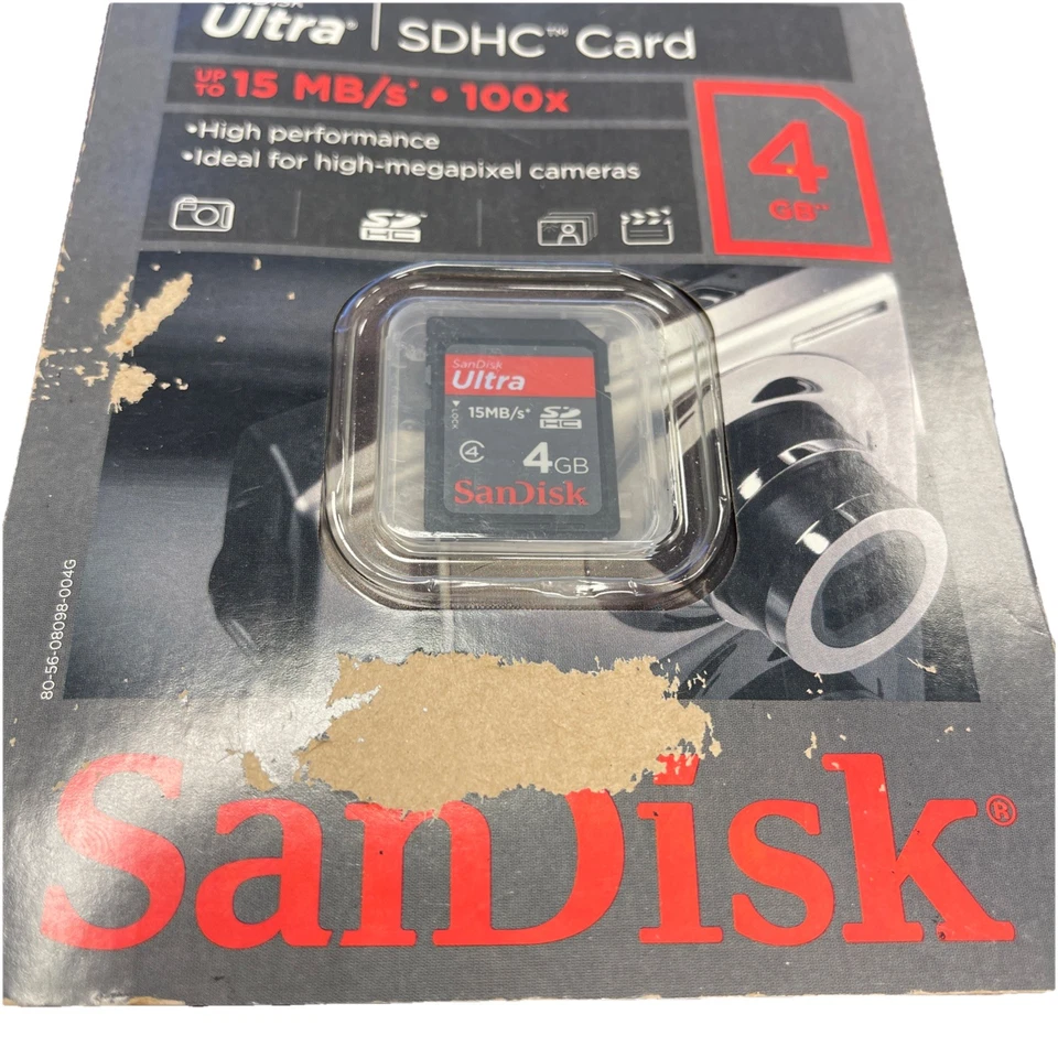 SanDisk Ultra 4gb SDHC Memory Card up to 15MB/s 100x High Performance  - Image 3 of 4