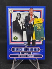 2025 Donruss WNBA Franchise Features Dominique Malonga #19 Press Proof Blue