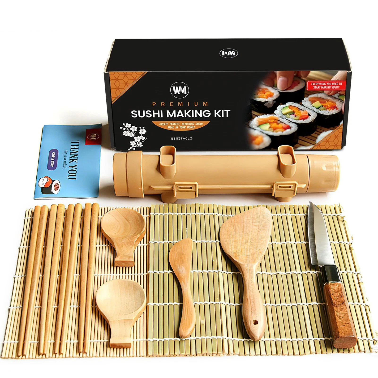 Sushi Making Kit, Sushi Roller Kit for Beginners Sushi Lovers. Includes Sushi...
Opens in a new wind