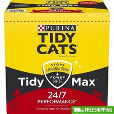 Clumping Cat Litter Odor Control Ammonia Blocker Multi Cat Fresh Scent 38 lb New