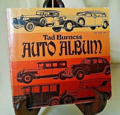AUTO ALBUM BY TAD BURNESS SCHOLASTIC BOOK SBS TX1243 5TH PRINT JUL 1971 CAR PB.