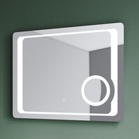 Badspiegel Mit Led Beleuchtung Wandspiegel Badezimmerspiegel Beschlagfrei 80Cm