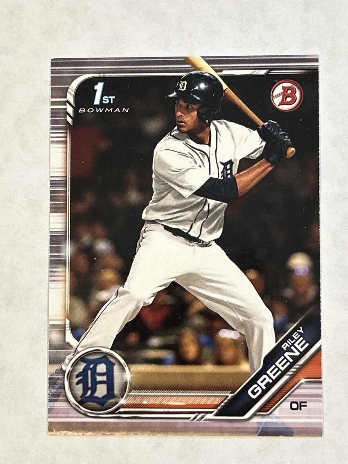 2019 Bowman #BD-50 Riley Greene 1st Bowman Detroit Tigers