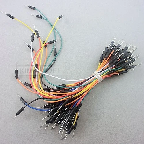 65x Jumper Kabel Cable Wires für Breadboard  Experimentier