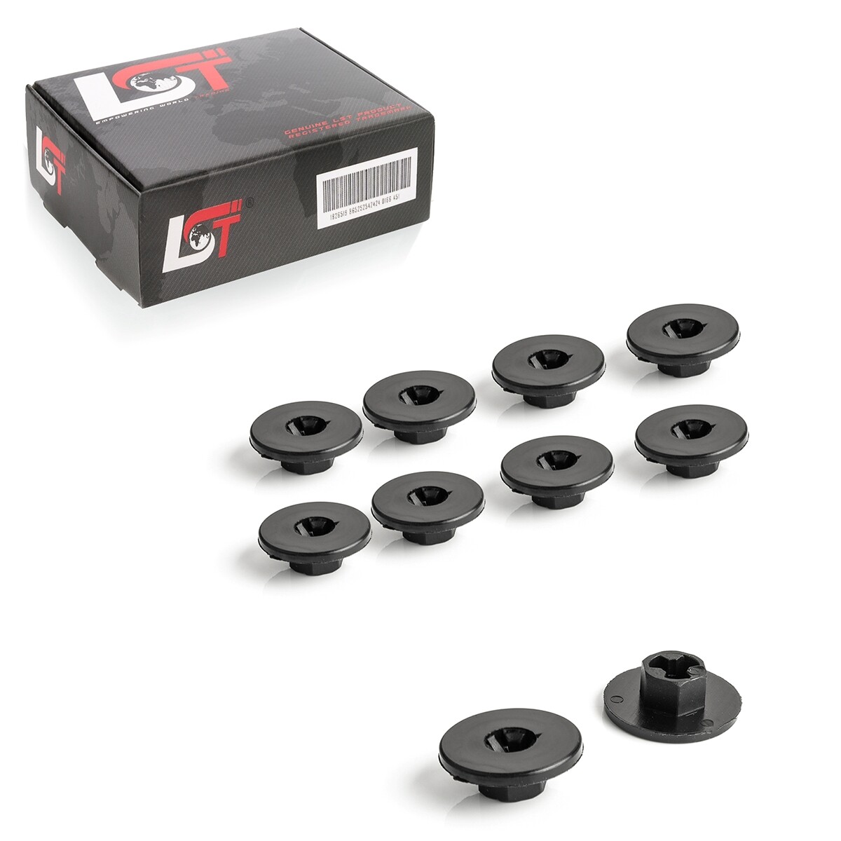 10x Wheel arch trim rear fastening clips for Fiat Croma Ducato 250 Tipo