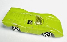 VINTAGE 1980s LIME GREEN FERRARI 312P WT 508 DIECAST 1:60 TIN TOYS MINI
