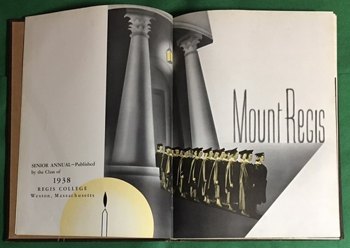 1938 Regis College Yearbook “Mount Regis” Weston Massachusetts Womens College - Picture 3 of 3