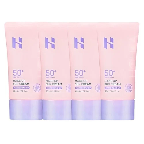 HOLIKA HOLIKA Makeup Sun Cream 35ml(1.18oz) x 4pcs (SPF50+ PA+++) MATT TONE UP