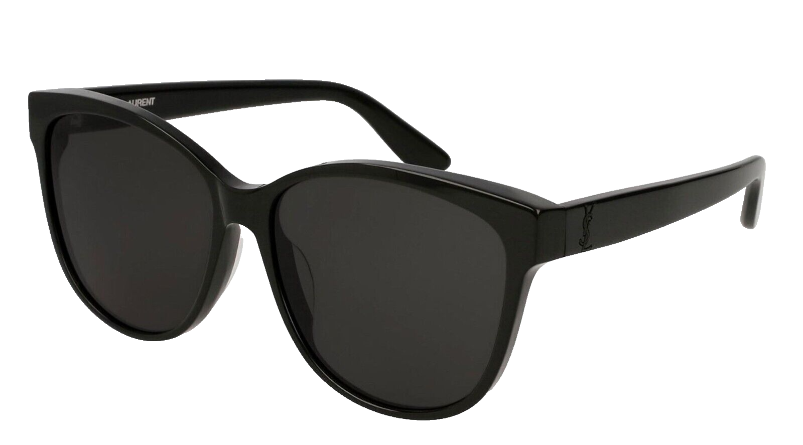 Nuovi occhiali da sole SAINT LAURENT SL M23 K 001 58mm neri YSL oversize Italia