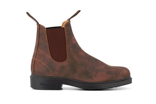 Blundstone Unisex 1306 Cincel Punta De Cuero Nobuck Chelsea Botas Marrón  Rústico | eBay