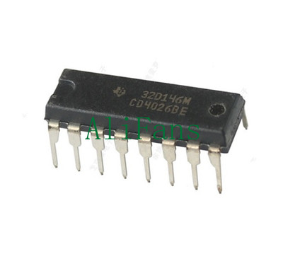 5pcs CD4026 CD4026BE 4026 IC CMOS Counters Decade/Divider DIP-16 | eBay ...