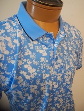 G/FORE Performance Fabric Floral Patterned Tailored Fit Polo Shirt NWT M 120