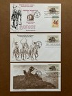 1981 18c Frederic Remington 1934 KMC Venture FDC Set of (3) Limited Edition /400 — photo 1