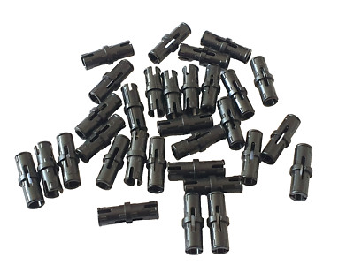 30 x LEGO Technik Pin 2L  Verbinder kurz #2780 schwarz