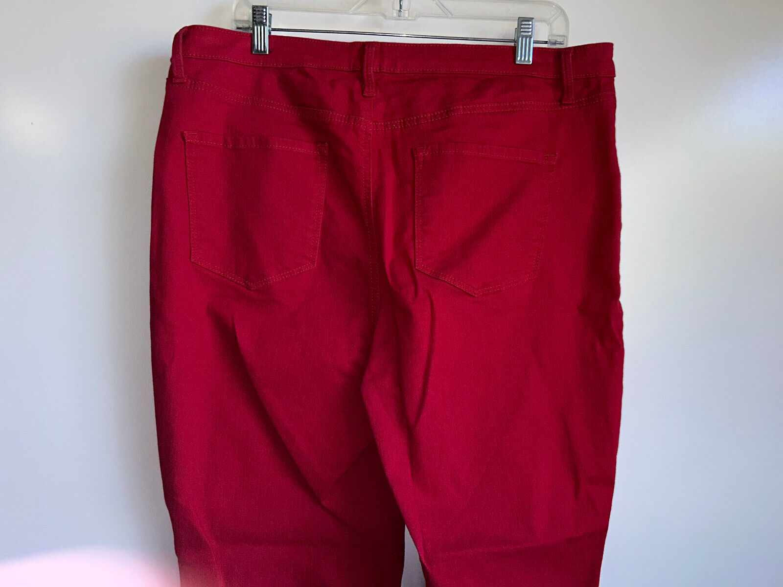 TALBOTS Flawless High Rise Jegging Ankle Red Colored Jeans Size 16 | eBay