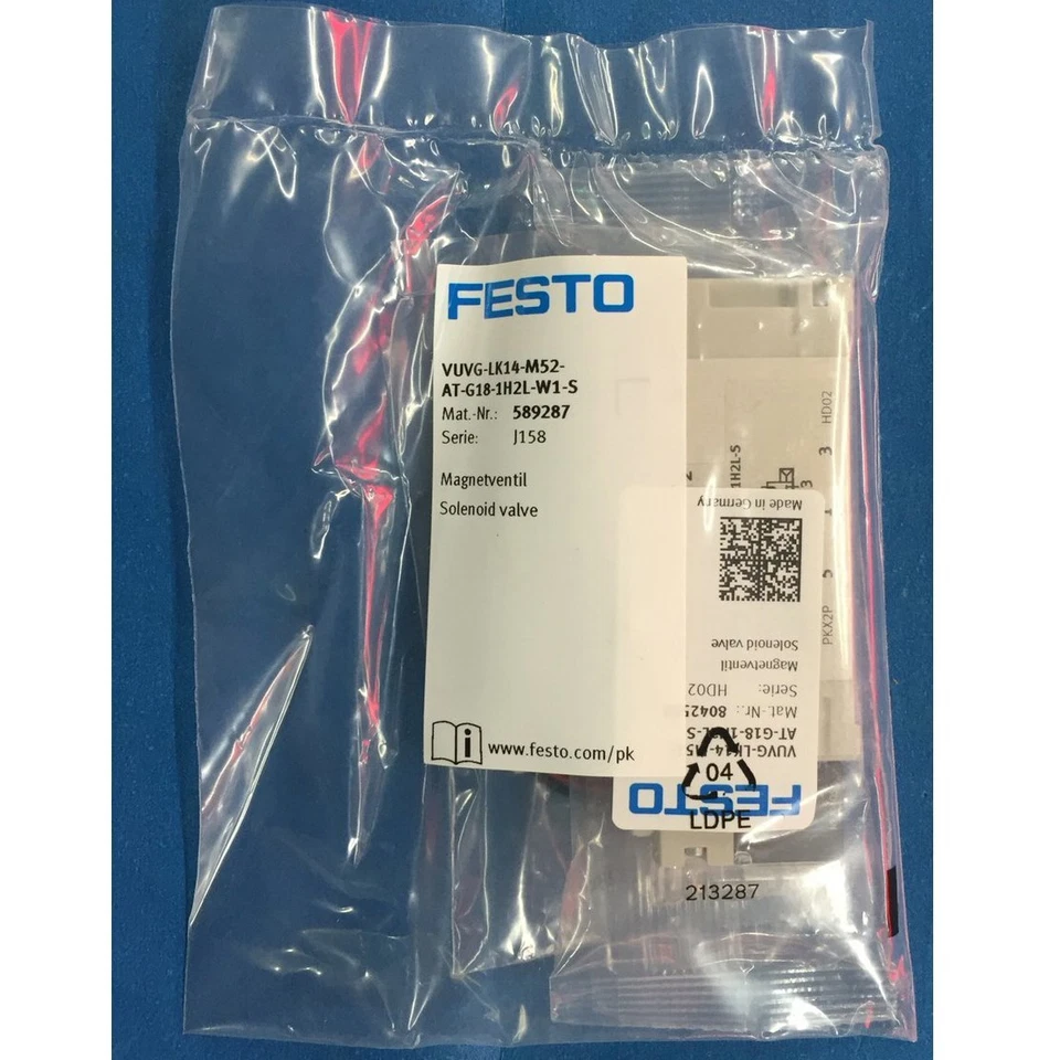 1pcs New Festo solenoid valve VUVG-LK14-M52-AT-G18-1H2L-W1-S Fast Ship - Image 2 of 4