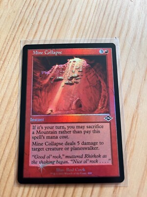 MTG Magic 1x FOIL Mine Collapse (Retro) Modern Horizons 2 M/NM Eng