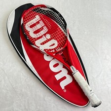 Wilson K Factor Arophite Black Tennis Racquet Grip Size 4 1/2" K Court Red Black