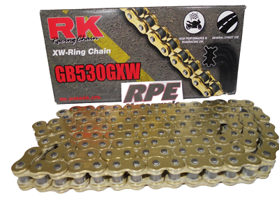 2017-2023 KAWASAKI Z900 RK ZXW 530 OEM GOLD RACE CHAIN AND