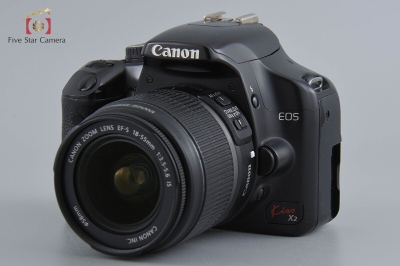 Canon EOS Kiss X2 / Rebel XSi /450D 12.2 MP DSLR 18-55 55