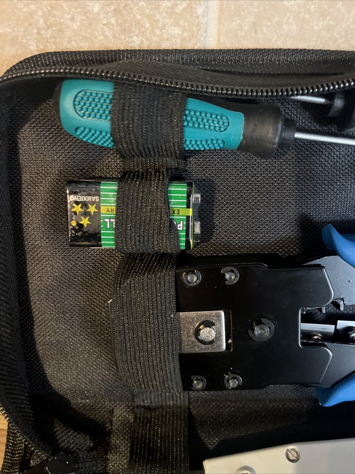 Network Kit RJ45 Cat5e Cat6 Cable Crimping Tester Tool