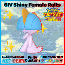 ✨ Shiny/Non Female Ralts 6IV ✨ Pokemon Scarlet & Violet 🚀 Fast 🚀