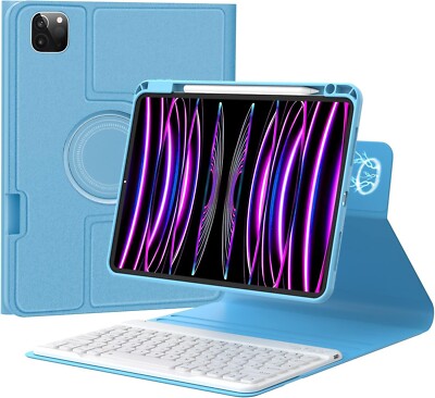 Fintkey Detach Keyboard Case for iPad 10.9&11 inch Air 4th+5th 2020-22 Pen Hold