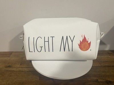 RAE DUNN. LIGHT MY FIRE.  COSMETIC POUCH. NEW. Free Shipping