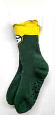 NFL Green Bay Packers Footy Slippers -women's Size 6-10/ Men's 5-9 Non Skid