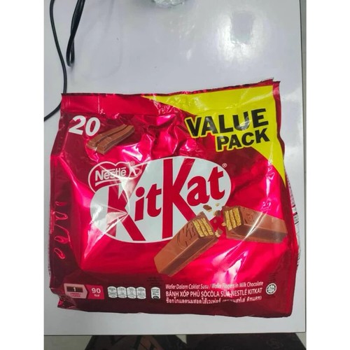 Pack de 20 x 17g Nestlé KITKAT Oblea Crujiente Galleta Cubierta con Chocolate con Leche - Imagen 5 de 8